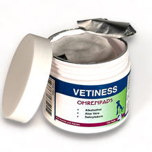 Carica l&#39;immagine nel visualizzatore della galleria, Vetiness Ohrenpads con Aloe Vera 100 dischetti
