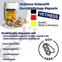 Carica l&#39;immagine nel visualizzatore della galleria, Vetiness EnteroFit Durchfallstopp Kapseln
