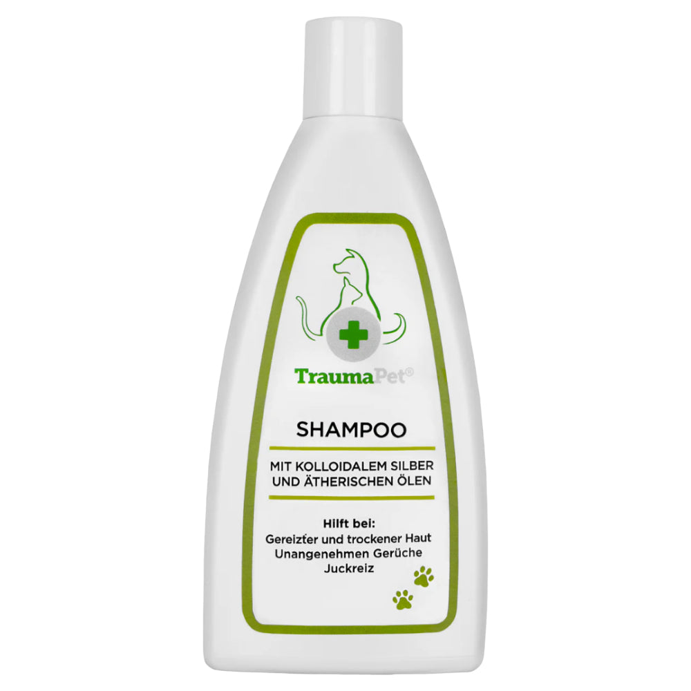 Shampoo per cani e gatti con argento colloidale e oli essenziali